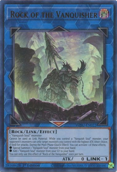 Rock of the Vanquisher Wild Survivors Yu-Gi-Oh! card
