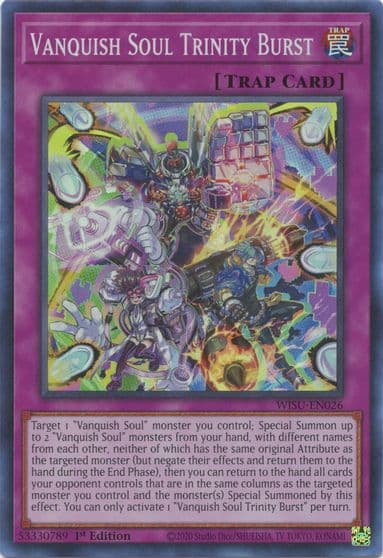 Vanquish Soul Trinity Burst Wild Survivors Yu-Gi-Oh! card