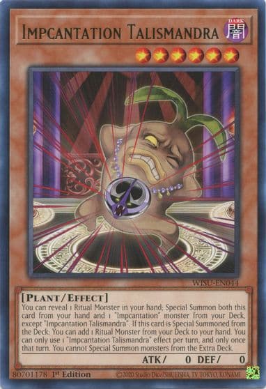 Impcantation Talismandra Wild Survivors Yu-Gi-Oh! card