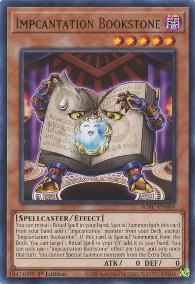 Impcantation Bookstone Wild Survivors Yu-Gi-Oh! card
