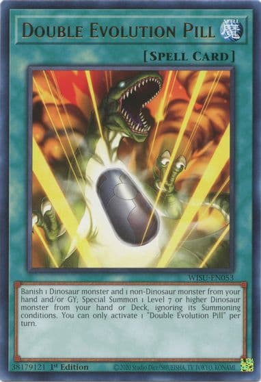 Double Evolution Pill Wild Survivors Yu-Gi-Oh! card