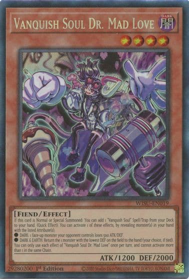 Vanquish Soul Dr Mad Love CR Wild Survivors Yu-Gi-Oh! card