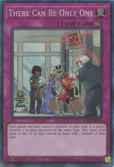There Can Be Only One CR Wild Survivors Yu-Gi-Oh! card