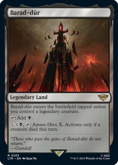Barad dur Universes Beyond: The Lord of the Rings: Tales of Middle-earth Magic card