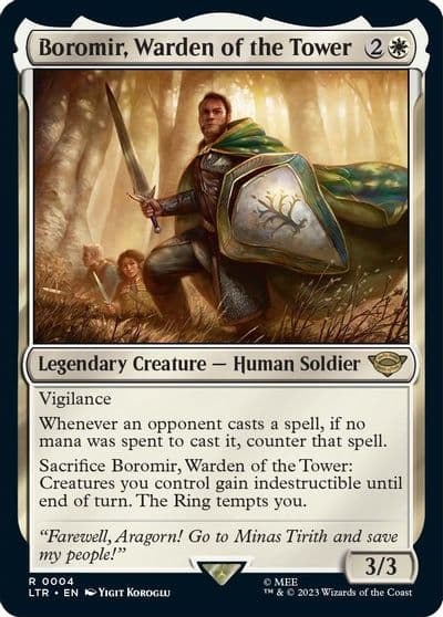 Boromir Warden of the Tower Universes Beyond: The Lord of the Rings: Tales of Middle-earth Magic card