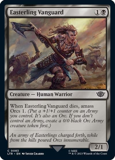 Easterling Vanguard Universes Beyond: The Lord of the Rings: Tales of Middle-earth Magic card