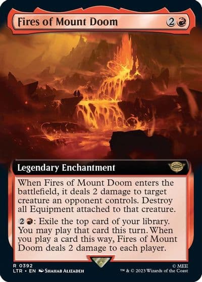 Fires of Mount Doom Extended Art Universes Beyond: The Lord of the Rings: Tales of Middle-earth Magic card