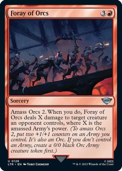 Foray of Orcs Universes Beyond: The Lord of the Rings: Tales of Middle-earth Magic card