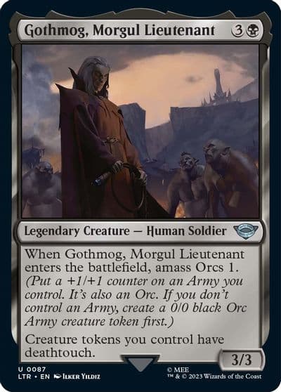 Gothmog Morgul Lieutenant Universes Beyond: The Lord of the Rings: Tales of Middle-earth Magic card