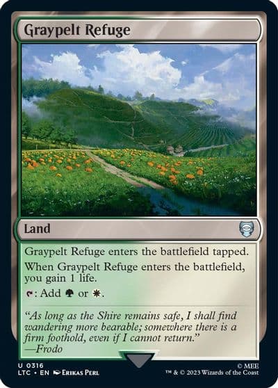 Graypelt Refuge Commander: The Lord of the Rings: Tales of Middle-earth Magic card