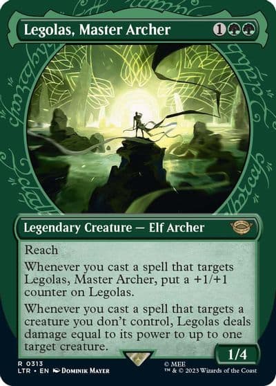 Legolas Master Archer Showcase Universes Beyond: The Lord of the Rings: Tales of Middle-earth Magic card