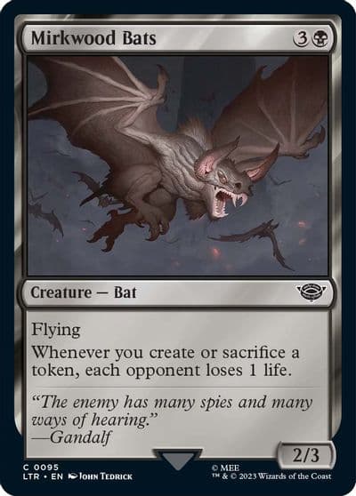 Mirkwood Bats Universes Beyond: The Lord of the Rings: Tales of Middle-earth Magic card