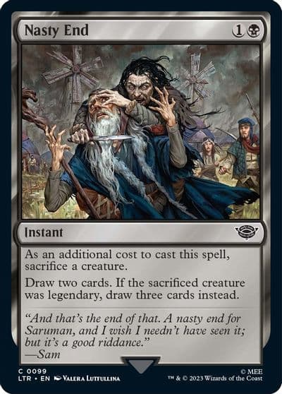 Nasty End Universes Beyond: The Lord of the Rings: Tales of Middle-earth Magic card