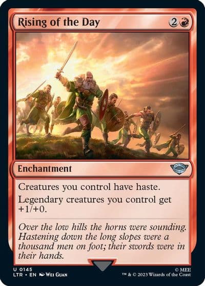 Rising of the Day Universes Beyond: The Lord of the Rings: Tales of Middle-earth Magic card