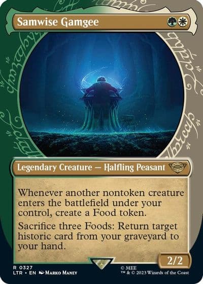 Samwise Gamgee Showcase Universes Beyond: The Lord of the Rings: Tales of Middle-earth Magic card
