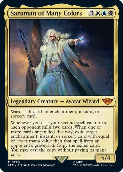 Saruman of Many Colors Universes Beyond: The Lord of the Rings: Tales of Middle-earth Magic card