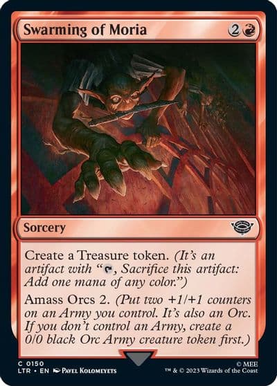 Swarming of Moria Universes Beyond: The Lord of the Rings: Tales of Middle-earth Magic card