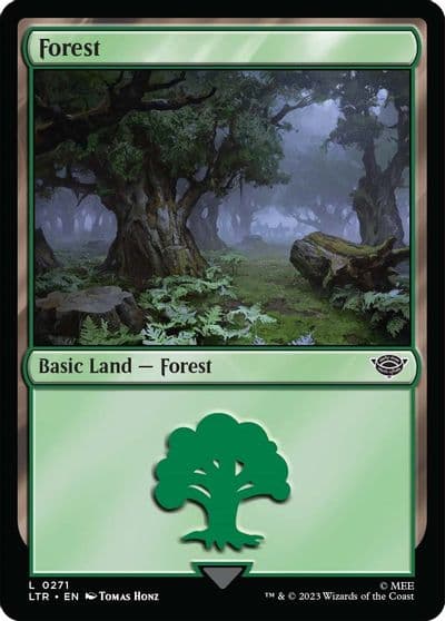 Forest 0271 Universes Beyond: The Lord of the Rings: Tales of Middle-earth Magic card
