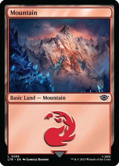 Mountain 0268 Universes Beyond: The Lord of the Rings: Tales of Middle-earth Magic card