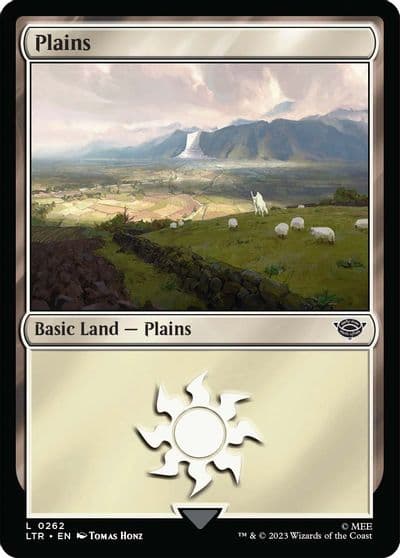 Plains 0262 Universes Beyond: The Lord of the Rings: Tales of Middle-earth Magic card