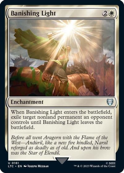 Banishing Light Commander: The Lord of the Rings: Tales of Middle-earth Magic card