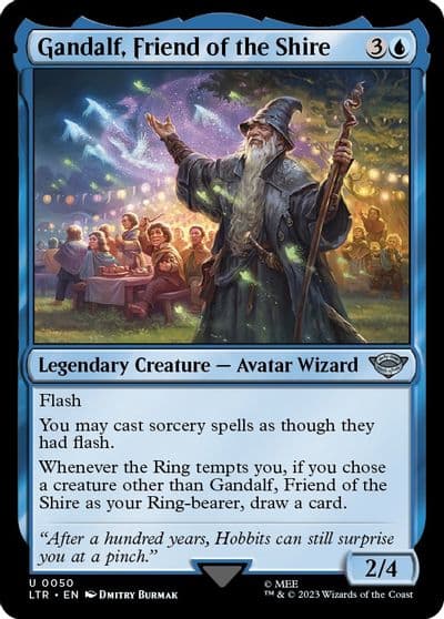 Gandalf Friend of the Shire Universes Beyond: The Lord of the Rings: Tales of Middle-earth Magic card