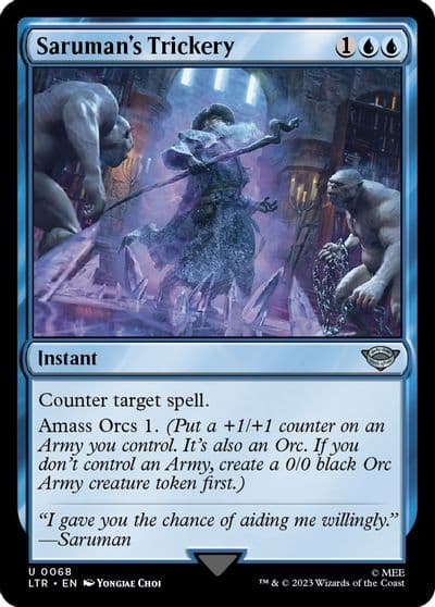 Sarumans Trickery Universes Beyond: The Lord of the Rings: Tales of Middle-earth Magic card