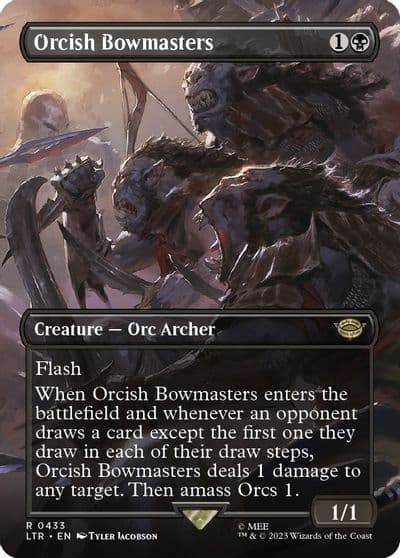 Orcish Bowmasters Borderless Universes Beyond: The Lord of the Rings: Tales of Middle-earth Magic card