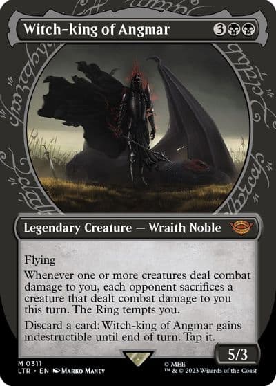 Witch king of Angmar Showcase Universes Beyond: The Lord of the Rings: Tales of Middle-earth Magic card