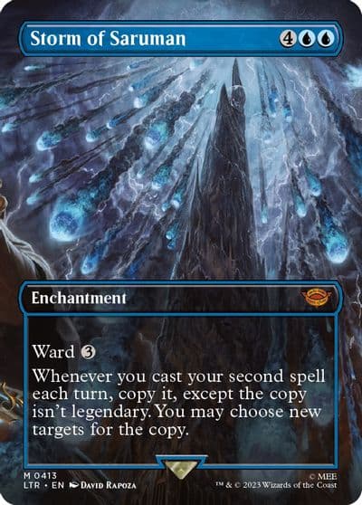 Storm of Saruman Borderless Universes Beyond: The Lord of the Rings: Tales of Middle-earth Magic card