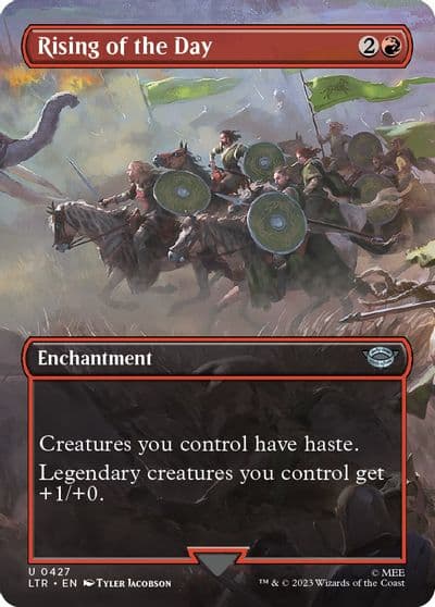 Rising of the Day Borderless Universes Beyond: The Lord of the Rings: Tales of Middle-earth Magic card