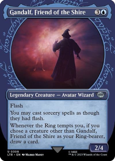 Gandalf Friend of the Shire Showcase Universes Beyond: The Lord of the Rings: Tales of Middle-earth Magic card