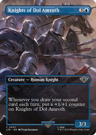 Knights of Dol Amroth Borderless Universes Beyond: The Lord of the Rings: Tales of Middle-earth Magic card