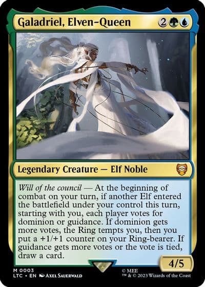 Galadriel Elven Queen Commander: The Lord of the Rings: Tales of Middle-earth Magic card