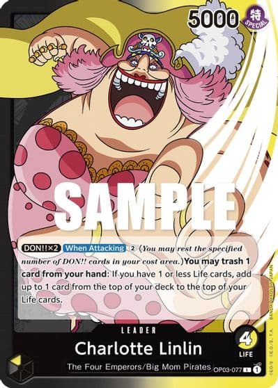 Charlotte Linlin 077 Pillars of Strength One Piece card