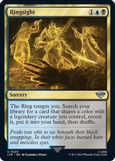 Ringsight Universes Beyond: The Lord of the Rings: Tales of Middle-earth Magic card