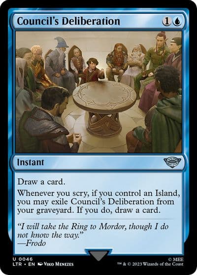 Councils Deliberation Universes Beyond: The Lord of the Rings: Tales of Middle-earth Magic card