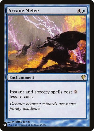 Arcane Melee The List Reprints Magic card