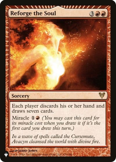 Reforge the Soul The List Reprints Magic card