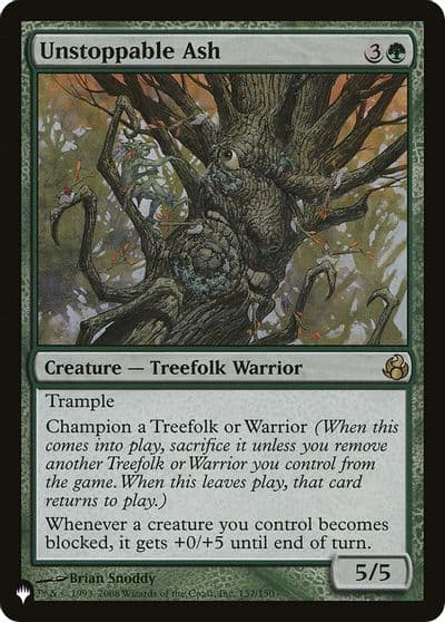 Unstoppable Ash The List Reprints Magic card