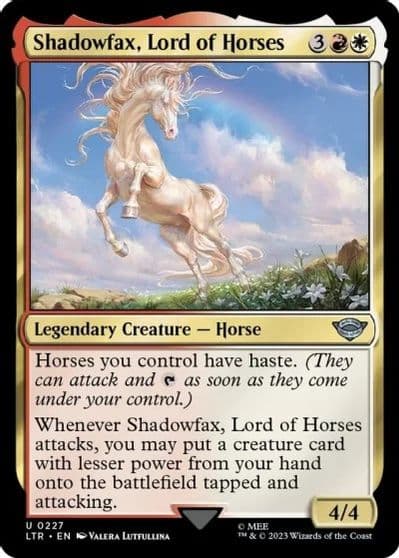 Shadowfax Lord of Horses Universes Beyond: The Lord of the Rings: Tales of Middle-earth Magic card