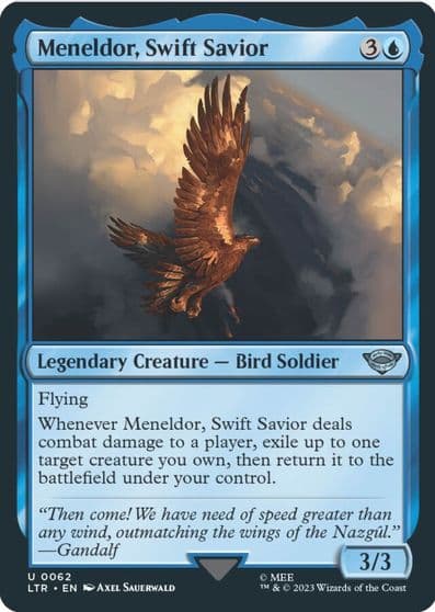 Meneldor Swift Savior Universes Beyond: The Lord of the Rings: Tales of Middle-earth Magic card