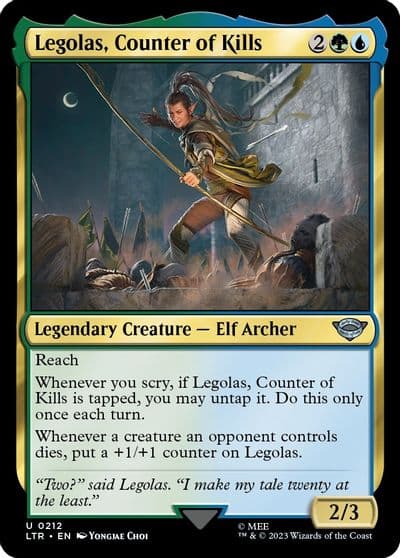 Legolas Counter of Kills Universes Beyond: The Lord of the Rings: Tales of Middle-earth Magic card