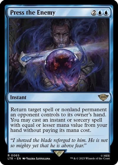 Press the Enemy Universes Beyond: The Lord of the Rings: Tales of Middle-earth Magic card