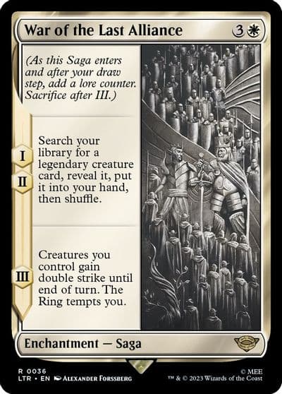 War of the Last Alliance Universes Beyond: The Lord of the Rings: Tales of Middle-earth Magic card