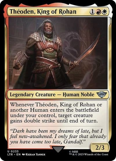 Theoden King of Rohan Universes Beyond: The Lord of the Rings: Tales of Middle-earth Magic card