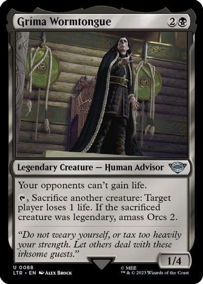 Grima Wormtongue Universes Beyond: The Lord of the Rings: Tales of Middle-earth Magic card