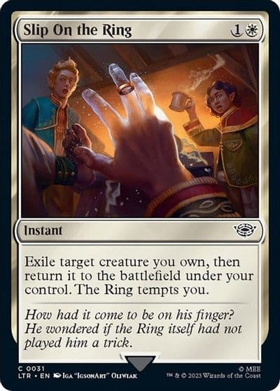 Slip on the Ring Universes Beyond: The Lord of the Rings: Tales of Middle-earth Magic card
