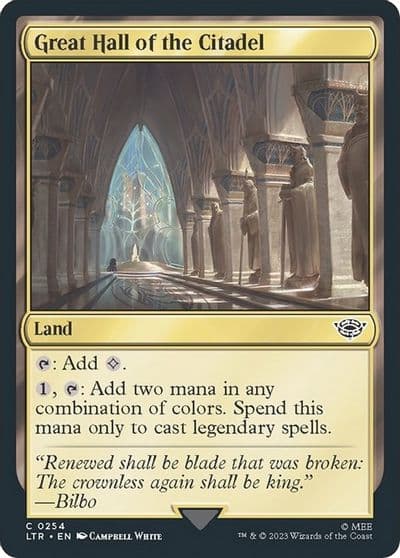Great Hall of the Citadel Universes Beyond: The Lord of the Rings: Tales of Middle-earth Magic card