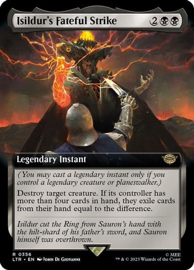Isildurs Fateful Strike Extended Art Universes Beyond: The Lord of the Rings: Tales of Middle-earth Magic card